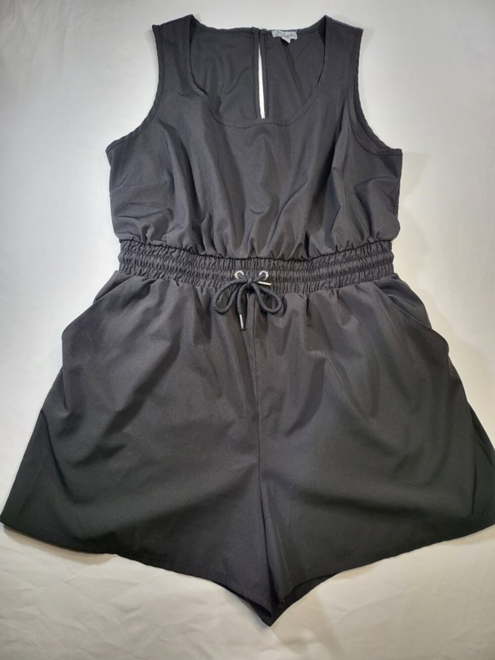 J for Justify Black Sleeveless Romper Size 1X